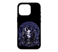 Carcasa para iPhone 16 Pro Hel Bubblegum Mitología nórdica Diosa Gothic Baddie