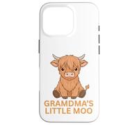 Carcasa para iPhone 16 Pro Highland Cow Grandma'S Little MOO Scottish Cowgirl Fun