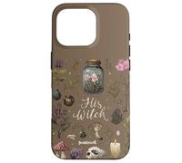 Carcasa para iPhone 16 Pro His Witch Her Warlock Pareja de brujería Magia Oculta