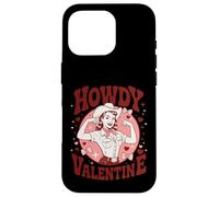Carcasa para iPhone 16 Pro Hola Valentine Retro Cowgirl Western Sweetheart