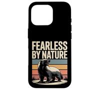 Carcasa para iPhone 16 Pro Honey Badger Vintage de Fearless by Nature