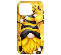 Carcasa para iPhone 16 Pro Honey Bee Graphic For Beekeeper and Summer Yellow GNOME