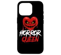 Carcasa para iPhone 16 Pro Horror Queen Zombie Heart Película de Terror Fan Girls Movie Night