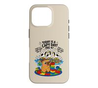 Carcasa para iPhone 16 Pro Hoy es un día de Capibara, Divertido Juego de Palabras de Capibara, Gaviota, Grito Antes de K