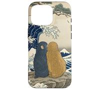 Carcasa para iPhone 16 Pro Humor artístico New Love Wave de Punch & Momo-Chan