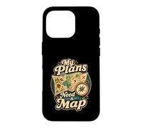 Carcasa para iPhone 16 Pro Humor Planes Necesitan Mapa