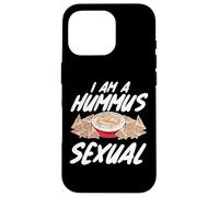 Carcasa para iPhone 16 Pro I Am A Hummus Sexual Vegan Food Spread Juego de Palabras