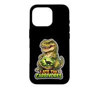 Carcasa para iPhone 16 Pro I Ate The Carbívoros Divertido Juego de Palabras Vegano Dino