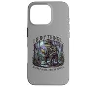 Carcasa para iPhone 16 Pro I Bury Things Frog Gardener Dark Humor Shovel