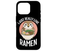 Carcasa para iPhone 16 Pro I Just Really Love Ramen Sparrow Noodles Bowl Cup Sopa Japón
