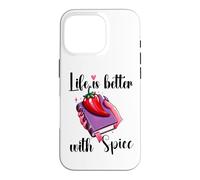 Carcasa para iPhone 16 Pro I Like My Books Spicy Book Merch,Life is Better with Spice