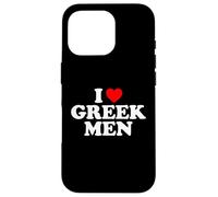 Carcasa para iPhone 16 Pro I Love Greek Men