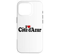 Carcasa para iPhone 16 Pro I Love Heart Cote D'AZUR LA Riviera Francesa Niza MÓNACO