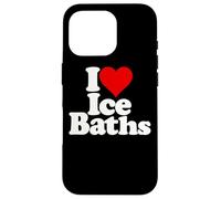 Carcasa para iPhone 16 Pro I Love Heart Ice BAÑOS Cold TUBS