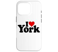 Carcasa para iPhone 16 Pro I Love Heart York North Yorkshire Inglaterra