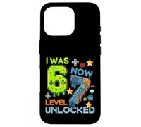 Carcasa para iPhone 16 Pro I Was 6 Now Level 7 Unlocked 7th Birthday Gamer 67 Meme