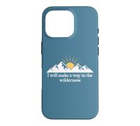 Carcasa para iPhone 16 Pro I Will Make a Way in The Wilderness Bible Verse Isaiah 43:19