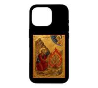 Carcasa para iPhone 16 Pro Icono católico de Moisés y la zarza ardiente