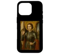 Carcasa para iPhone 16 Pro Icono católico de Santa Juana de Arco