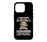 Carcasa para iPhone 16 Pro I'm Getting A Golden Retriever Funny Dog Mom Puppy Lovers