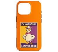 Carcasa para iPhone 16 Pro I'm Not Bossy I Am The Boss Funny Nurse Teacher Mom Kid