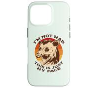 Carcasa para iPhone 16 Pro I'm Not Mad This IS Just MY Face Funny Zarigüeya Scream Meme