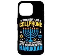 Carcasa para iPhone 16 Pro Imagina si tu teléfono Celular estuviera al 10% Pero duró 8 días Ahora yo