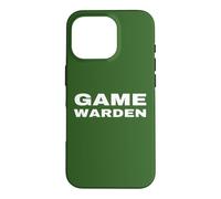 Carcasa para iPhone 16 Pro IMPRESIÓN Trasera Uniforme de Guardia de Juego Oficial de conservación