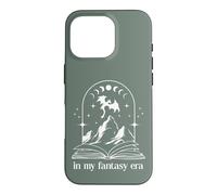 Carcasa para iPhone 16 Pro In My Fantasy Era Dark Romance Merch,Book Dragon Bookish