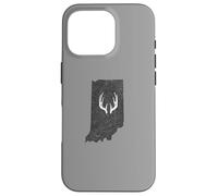 Carcasa para iPhone 16 Pro Indiana IN Deer Hunting Shed Antlers Design