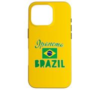 Carcasa para iPhone 16 Pro Ipanema Beach Rio con Bandera de Brasil