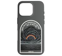 Carcasa para iPhone 16 Pro Isaías 43 2 Verso de la Biblia de fe Cristiana Rainbow Deep Waters