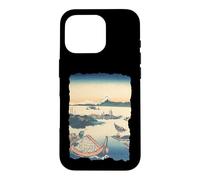 Carcasa para iPhone 16 Pro Isla Tsukuda en Musashi Hokusai Vintage Retro Arte Japonés