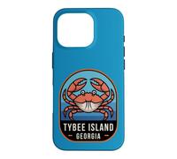 Carcasa para iPhone 16 Pro Isla Tybee Georgia Crab Coastal Beach Travel