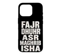 Carcasa para iPhone 16 Pro Islamic Call To Prayer Fajr Dhuhr ASR Maghrib Isha Muslim