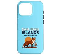Carcasa para iPhone 16 Pro Islas San Juan Washington Sunset Velero