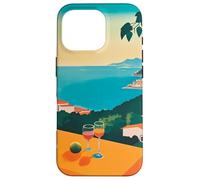 Carcasa para iPhone 16 Pro Italian Village Cocktail by The Sea Amalfi Summer Art