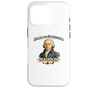Carcasa para iPhone 16 Pro James Madison Padre de la Constitución Padre fundador