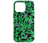 Carcasa para iPhone 16 Pro Jaws Green Shark Camo All Over Print