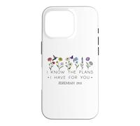 Carcasa para iPhone 16 Pro Jeremiah 29:11 For I Know The Plans I Have For You Bible