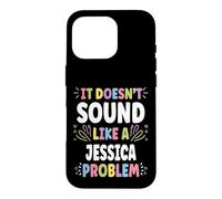 Carcasa para iPhone 16 Pro Jessica Personalized Women's Gift Custom Jessica