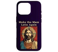 Carcasa para iPhone 16 Pro Jesucristo Católico Romano Haga La Misa Latina De Nuevo