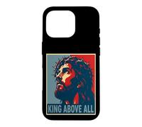 Carcasa para iPhone 16 Pro Jesucristo Rey sobre Toda Fe Cristiana
