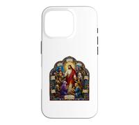 Carcasa para iPhone 16 Pro Jesús Bienaventuranzas Sermón Mosaico Gótico Arte Cristiano Icono