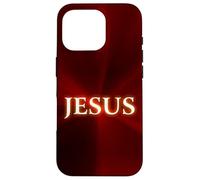 Carcasa para iPhone 16 Pro Jesus: Christian Faith Glowing Name of Christ Resurrection