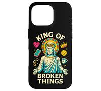 Carcasa para iPhone 16 Pro Jesús Rey de Las Cosas Rotas Christian Healing Inspirador