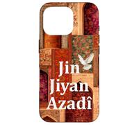 Carcasa para iPhone 16 Pro Jin Jiyan Azadî, Kurdistán Nowruz, Rojava, Amo Kurdistán
