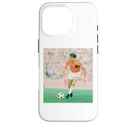 Carcasa para iPhone 16 Pro Johan Cruyff En Acción Holanda Argentina Copa Mundial de Fútbol