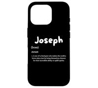 Carcasa para iPhone 16 Pro Joseph Definition Personalized Name Custom Costume For Joes