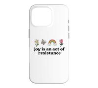 Carcasa para iPhone 16 Pro Joy is an Act of Resistance Rainbow Pride Month Human Rights